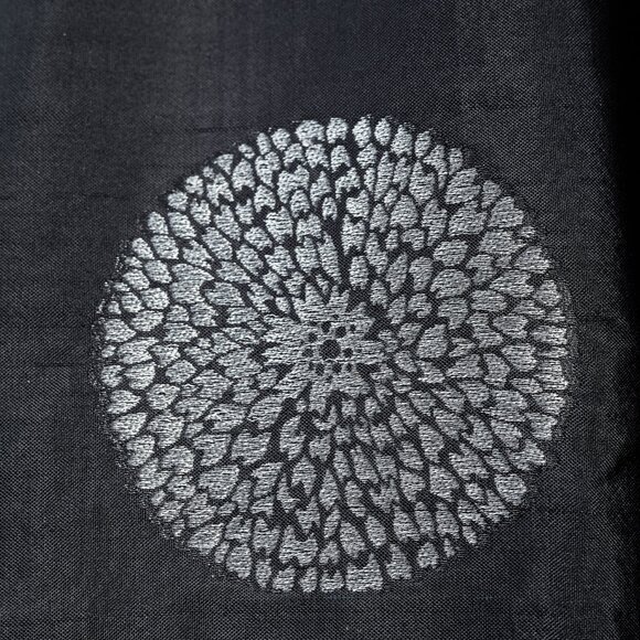 Armani Collezioni Black Shantung Mandala-Jacquard Jacket - Picture 7 of 10